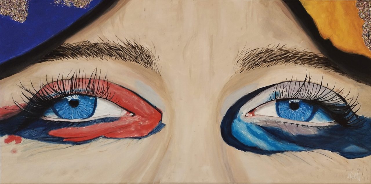 Regard acrylique animé – Nelly Gueidan