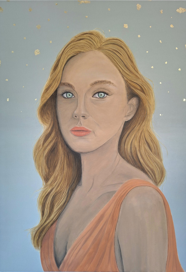 Portrait acrylique animée – Nelly Gueidan